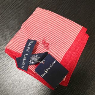 ラルフローレン(Ralph Lauren)の新品送料込！ラルフローレン ポロマーク刺繍 スカーフ(バンダナ/スカーフ)