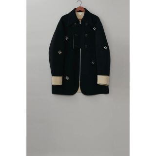 MASU 21aw ZIP-UP CLOVER STUDSCOAT ブラック46(モッズコート)