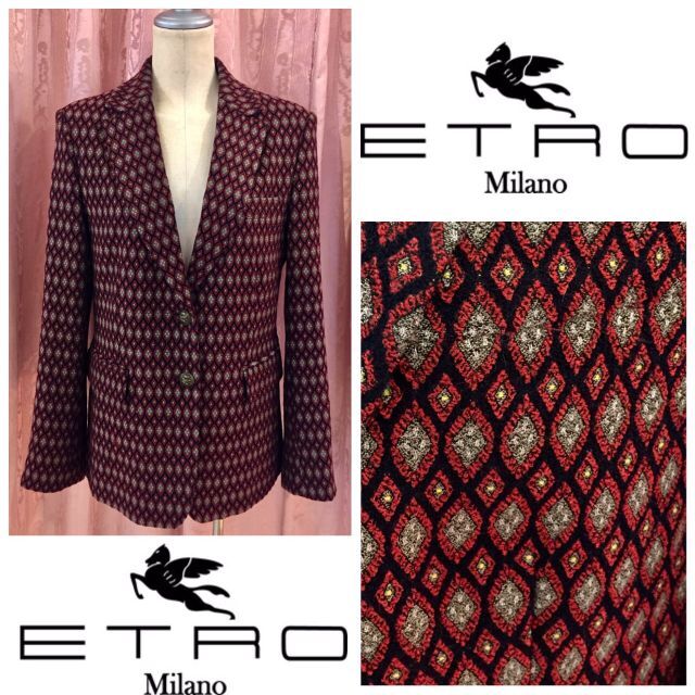 エトロ Etro テーラードジャケット　サイズ42