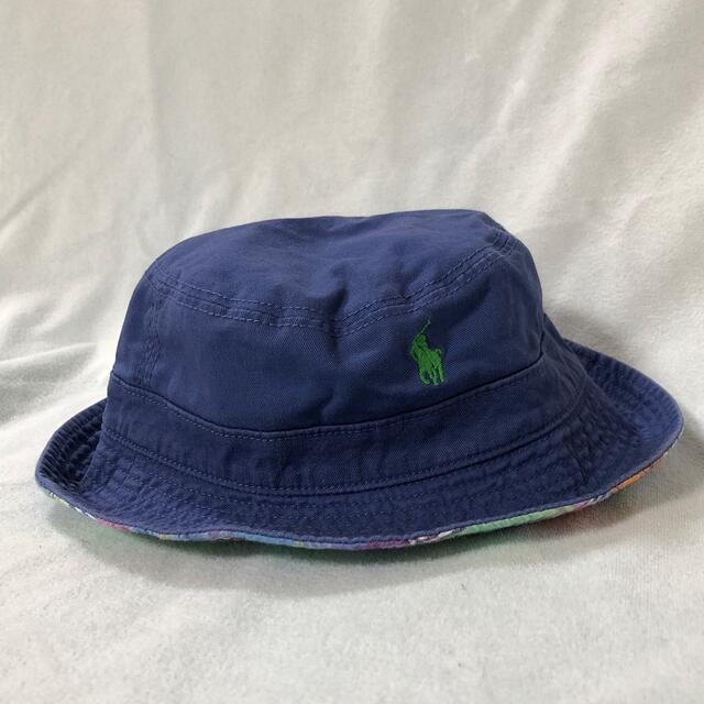 POLO RALPH LAUREN(ポロラルフローレン)のポロラルフローレン　ベビー帽子　リバーシブル キッズ/ベビー/マタニティのこども用ファッション小物(帽子)の商品写真