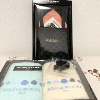 ソニアリキエル(SONIA RYKIEL)のソニアリキエル ◆ ハートチャーム（キーホルダー）・タオル・ハンカチ・ミニバッグ(ハンドバッグ)