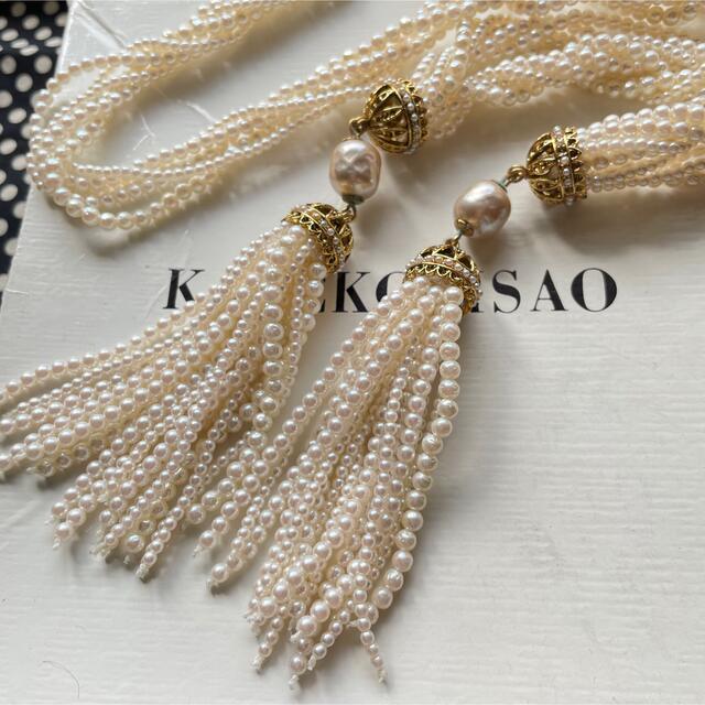 KANEKO ISAO(カネコイサオ)のカネコイサオ パールのネックレス ラリエット レディースのアクセサリー(ネックレス)の商品写真