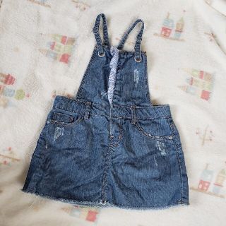 ザラキッズ(ZARA KIDS)のZARA　デニム　ワンピース　80(ワンピース)