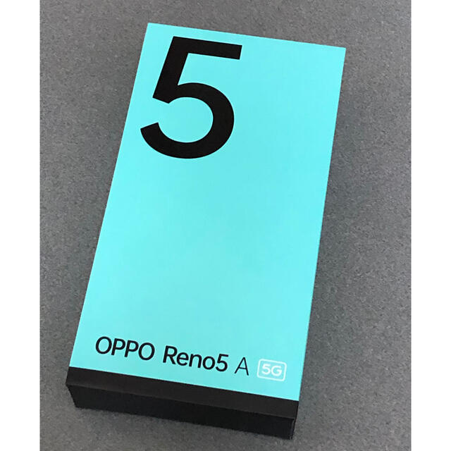 未使用・新品　OPPO reno 5A　シルバーブラック