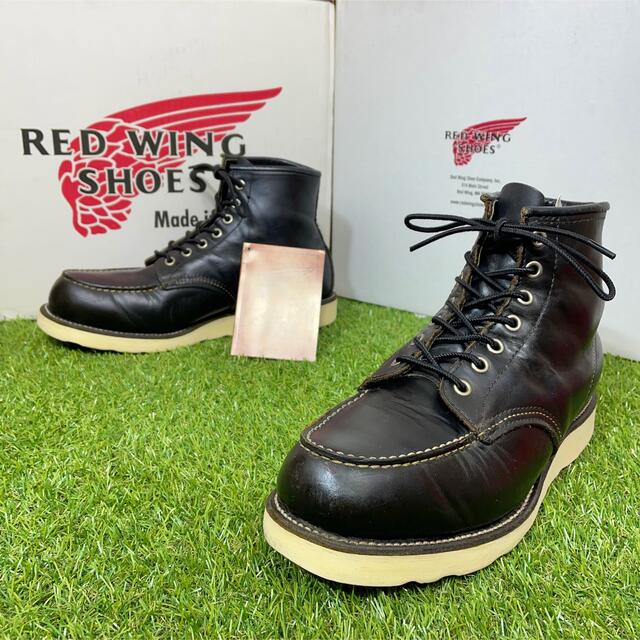 REDWING(レッドウィング)の【安心品質0747】箱付茶芯8179レッドウイングＲＥＤＷＩＮＧ8.5E送料込 メンズの靴/シューズ(ブーツ)の商品写真