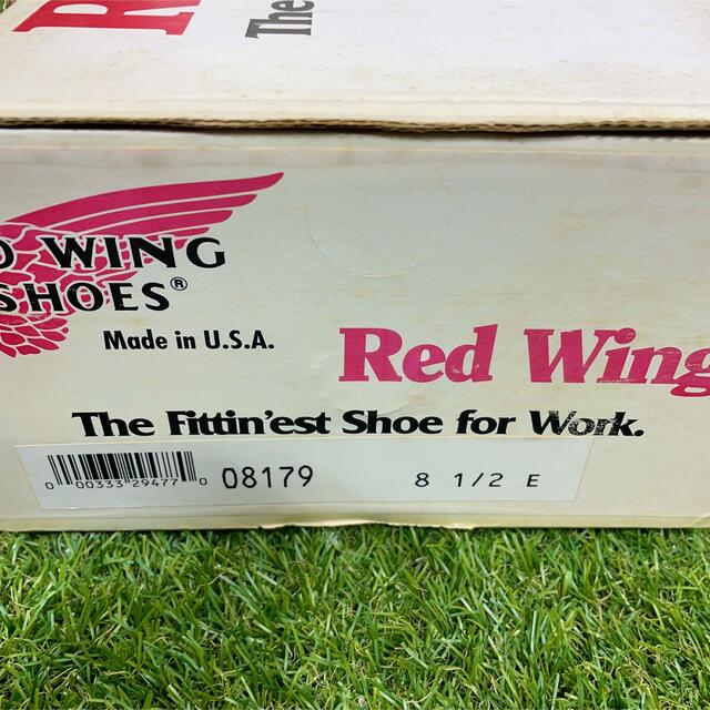 REDWING(レッドウィング)の【安心品質0747】箱付茶芯8179レッドウイングＲＥＤＷＩＮＧ8.5E送料込 メンズの靴/シューズ(ブーツ)の商品写真