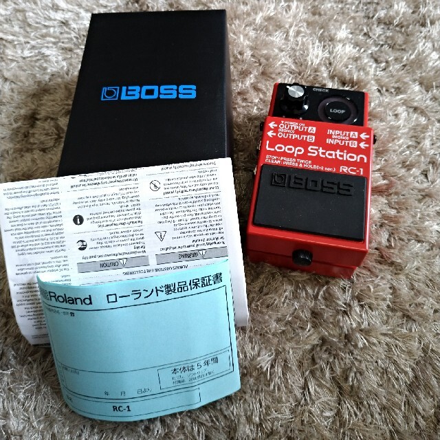 Boss Loop Station RC-1 テストのみ未使用