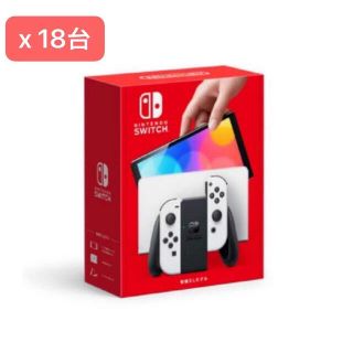 ニンテンドースイッチ(Nintendo Switch)の新品未開封 Nintendo Switch本体 有機ELモデル ホワイトカラー(携帯用ゲーム機本体)