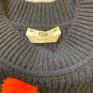FENDI - FENDI カラーミンクファー付きカシミア カシミヤ ニットの通販