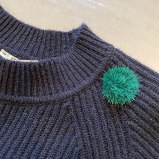 FENDI - FENDI カラーミンクファー付きカシミア カシミヤ ニットの通販