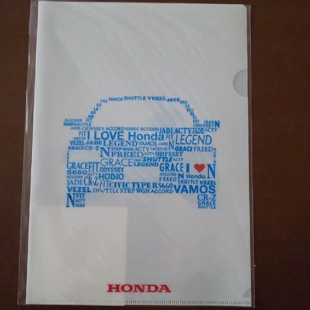 ホンダ(ホンダ)のHonda オリジナルクリアファィル エンタメ/ホビーのコレクション(ノベルティグッズ)の商品写真