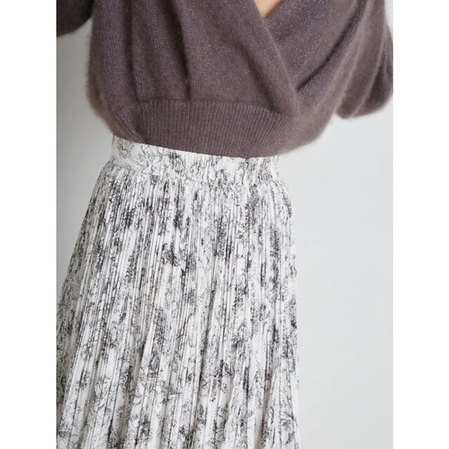 SNIDEL(スナイデル)の【新品未使用タグ付き】SNIDEL バリエプリントランダムプリーツスカート レディースのスカート(ロングスカート)の商品写真