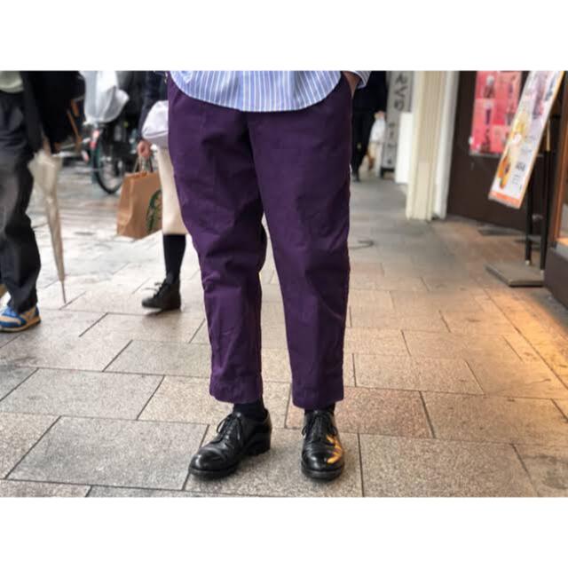 kolor BEACON 薄中綿入りテーパードパンツ グレー サイズ2