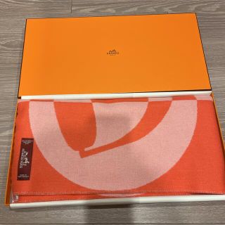 エルメス(Hermes)の新品エルメス 2022 新作 ss カシミア マフラー　ピンク(マフラー/ショール)