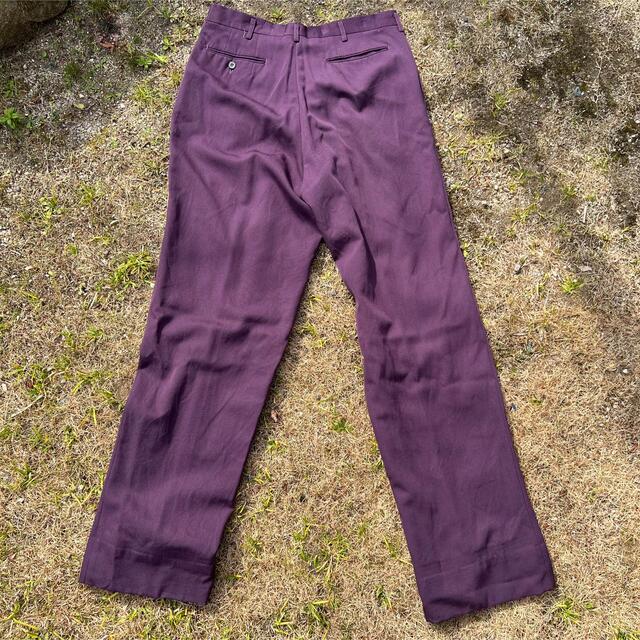 vintage 紫 スラックス