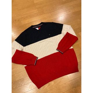 トミーヒルフィガー(TOMMY HILFIGER)のTOMMY HILFIGER  厚手セーター  超大きいsize 3XL(ニット/セーター)