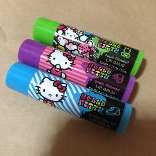 サンリオ(サンリオ)のキティちゃん リップクリームセット(リップケア/リップクリーム)