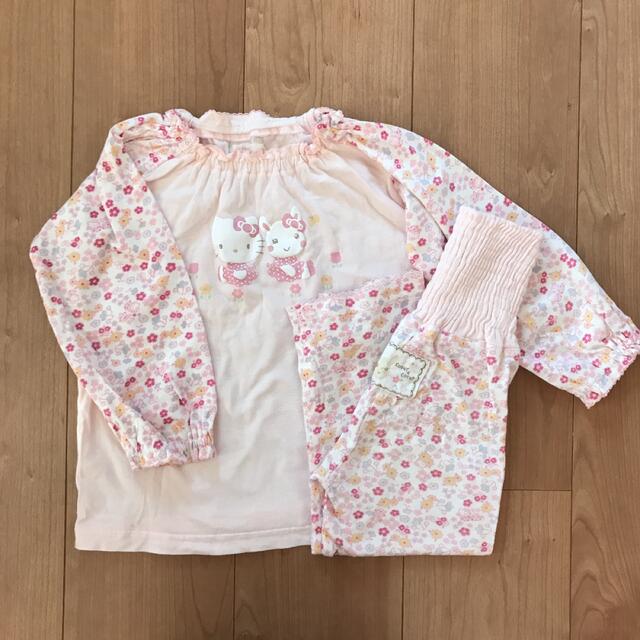 coeur a coeur(クーラクール)のクーラクール♡キティパジャマ100cm キッズ/ベビー/マタニティのキッズ服女の子用(90cm~)(パジャマ)の商品写真