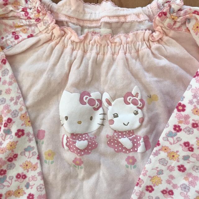 coeur a coeur(クーラクール)のクーラクール♡キティパジャマ100cm キッズ/ベビー/マタニティのキッズ服女の子用(90cm~)(パジャマ)の商品写真