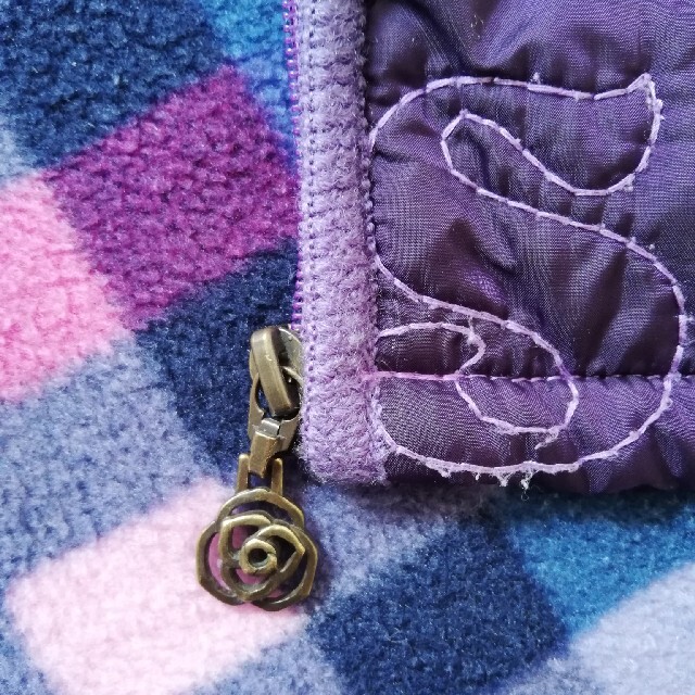 ANNASUI Mini　アナスイミニ　刺繍　アウター　コート　紫　100