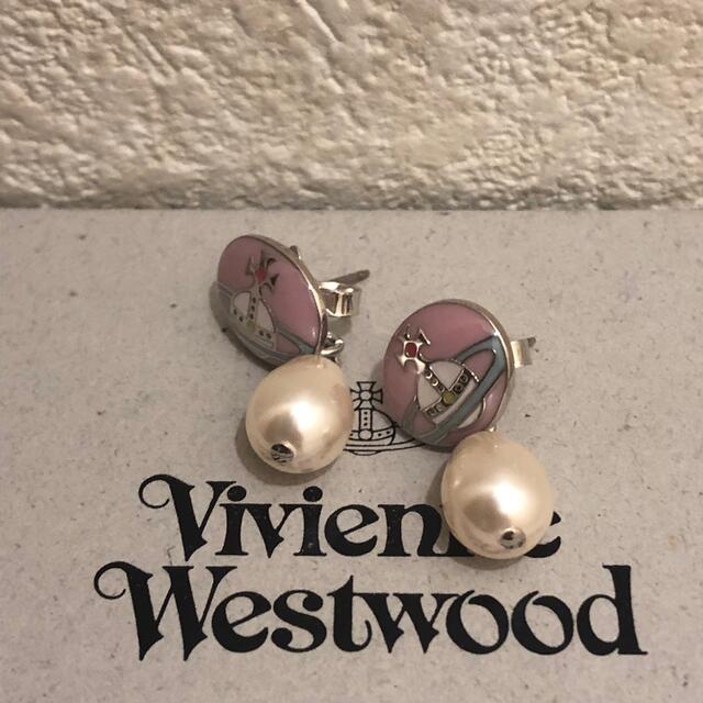 新品♪】Vivienne Westwood*LOELIAパールピアス*ピンク-