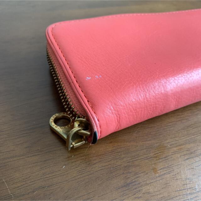 MARC BY MARC JACOBS(マークバイマークジェイコブス)の長財布 marc by marc jacobs ラウンドファスナー 中古品 レディースのファッション小物(財布)の商品写真