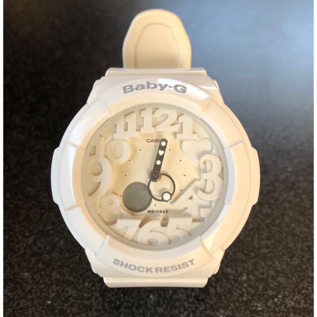 CASIO(カシオ)の【美品】CASIO Baby-G 腕時計　BGA-131-7BJF ホワイト レディースのファッション小物(腕時計)の商品写真