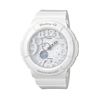 カシオ(CASIO)の【美品】CASIO Baby-G 腕時計　BGA-131-7BJF ホワイト(腕時計)