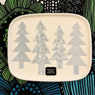 マリメッコ(marimekko)のmarimekko マリメッコ　kuusikossa 日本限定スクエア　プレート(食器)