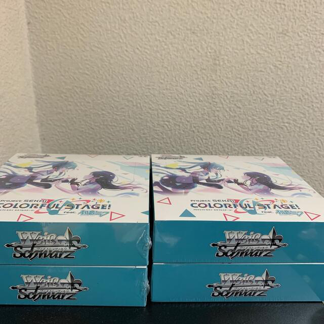 ヴァイスシュヴァルツ　プロセカ未開封4box