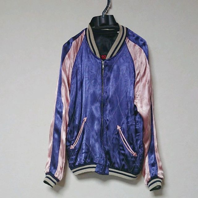 IOLANI イオラニ 居楽仁】桜刺繍リバーシブルスカジャン Mの通販 by