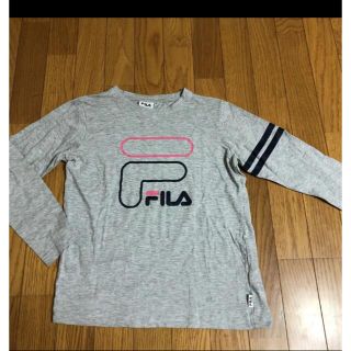 フィラ(FILA)のフィラ　長袖カットソー　160  グレー(Tシャツ/カットソー)