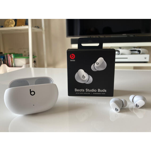 Beats Studio Buds ワイヤレスノイズキャンセリング イヤフォン白