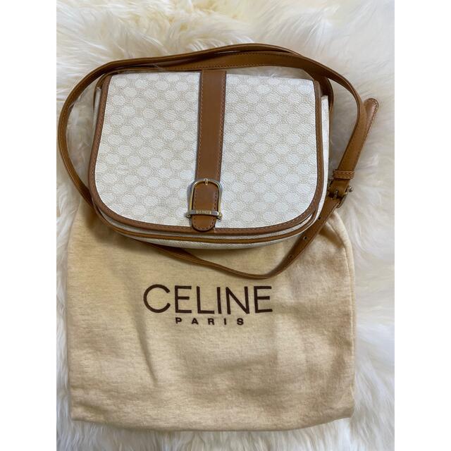 ショルダーバッグ正規品　CELINE セリーヌ　マカダム　ショルダーバッグ　ヴィンテージ