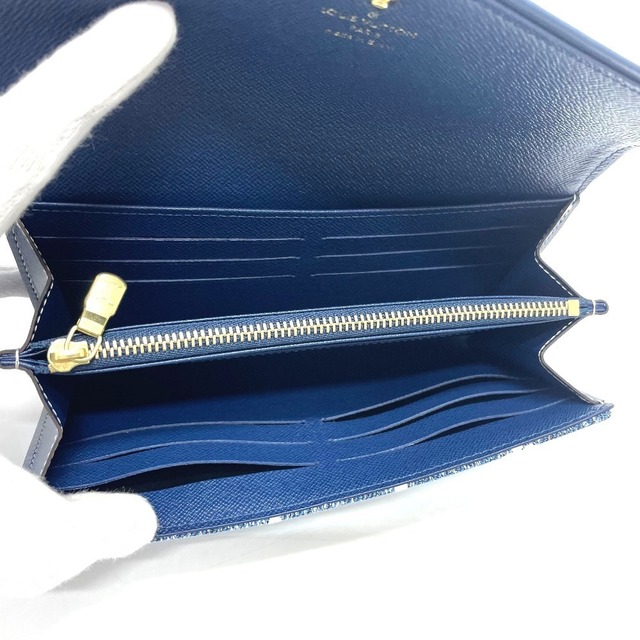 LOUIS VUITTON(ルイヴィトン)のルイヴィトン M81183 モノグラムデニム ポルトフォイユ・サラ 長財布 レディースのファッション小物(財布)の商品写真