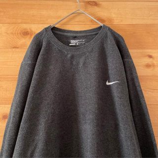 新品 NIKE ナイキ 刺繍スウォッシュ XL スウェット 緑 オーバーサイズ