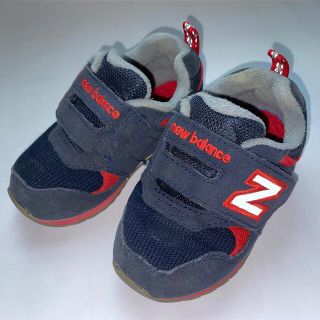 ニューバランス(New Balance)のニューバランス　スニーカー　14.0  紺色(スニーカー)