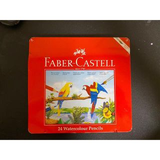 ファーバーカステル(FABER-CASTELL)のファーバーカステル　水彩色鉛筆　24色【ジャンク】(色鉛筆)