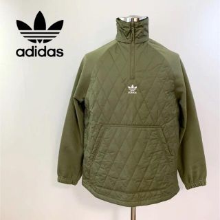 アディダス(adidas)の☆未使用 アディダス ラグラン ハーフジップ ナイロン キルティング ジャケット(ナイロンジャケット)