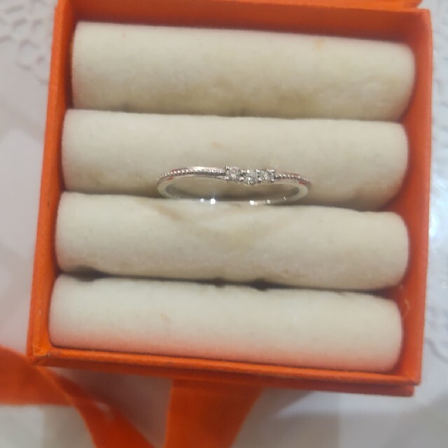 ルイ様専用 10金ホワイトゴールド　リング　１１　ダイヤ レディースのアクセサリー(リング(指輪))の商品写真
