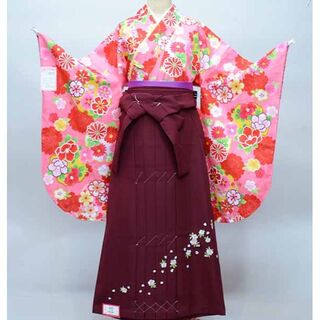 袴フルセット ジュニア用へ直し 135～150cm 袴変更可能 NO36805(和服/着物)