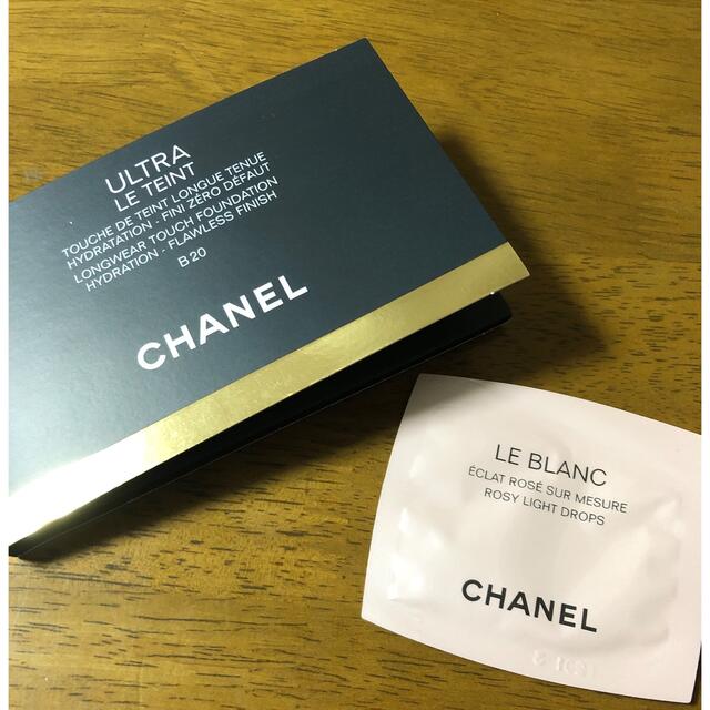 CHANEL(シャネル)のCHANELファンデ&下地サンプル2点(未使用品) コスメ/美容のベースメイク/化粧品(ファンデーション)の商品写真