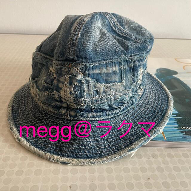 kapital 老人と海HAT (クラッシュリメイク) 驚きの価格が実現 - 帽子 kapital 老人と海HAT (クラッシュリメイク) 驚きの価格が実現 - 帽子
