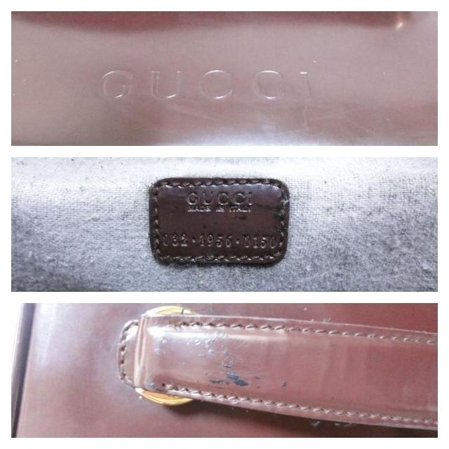 Gucci(グッチ)のグッチ　ベタなし使用可 バニティ バンブー 化粧入れ レディースのバッグ(その他)の商品写真