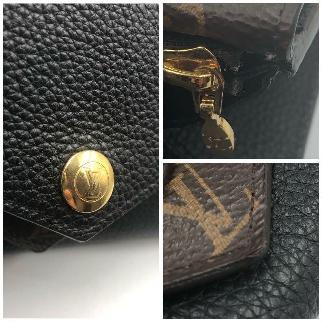 LOUIS VUITTON(ルイヴィトン)のルイヴィトン ポルトフォイユ ドゥブル モノグラム ノワール 長財布 レディースのファッション小物(財布)の商品写真