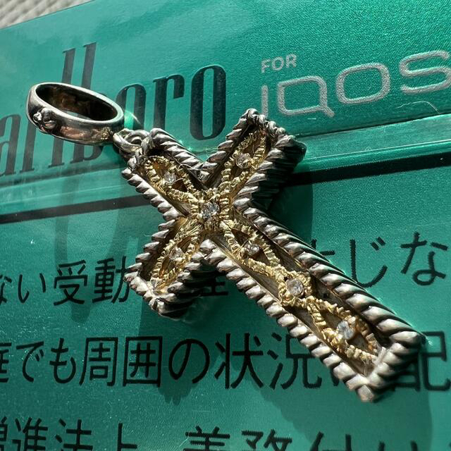 シルバー925 & K18 トップ　値引き交渉OKです😁 メンズのアクセサリー(ネックレス)の商品写真