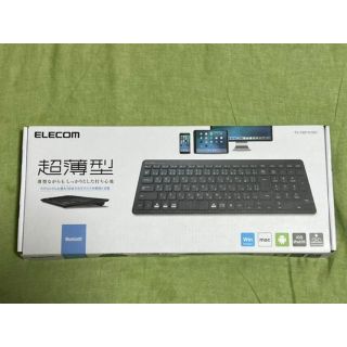 エレコム(ELECOM)のELECOM 超薄型 キーボード (ELECOM TK-FBP101BK)(PC周辺機器)