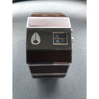 ニクソン(NIXON)のNixon ROTOROG silver/dark brown(腕時計(アナログ))