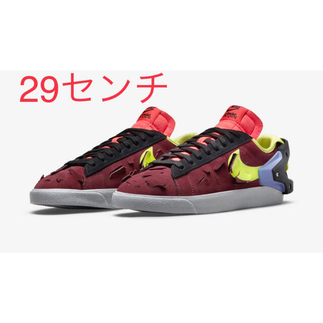 ACRONYM × Nike Blazer Low "Night Maroon"