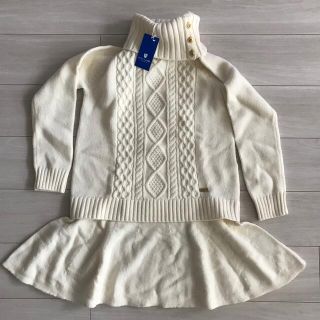 バーバリーブルーレーベル(BURBERRY BLUE LABEL)の【値下げ】 バーバリーブルーレーベル　ニット　ワンピース(ひざ丈ワンピース)